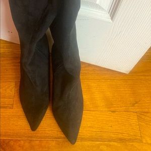 Black High Thigh Heel Boots👢